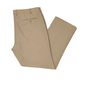 NWOT LAUREN Ralph Lauren Men's Total Comfort Wool Tan Dress Pants